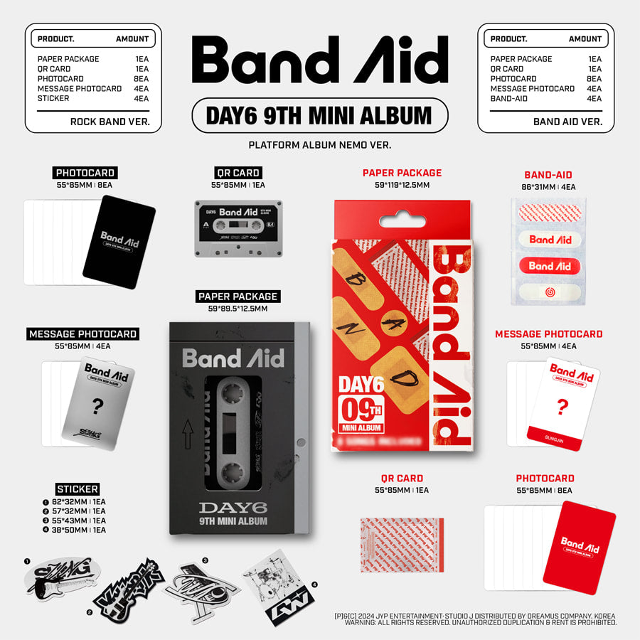 DAY6 - Band Aid (9th Mini Album) [Platform Ver.]