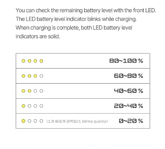 HYBE OFFICIAL LIGHT STICK BATTERY