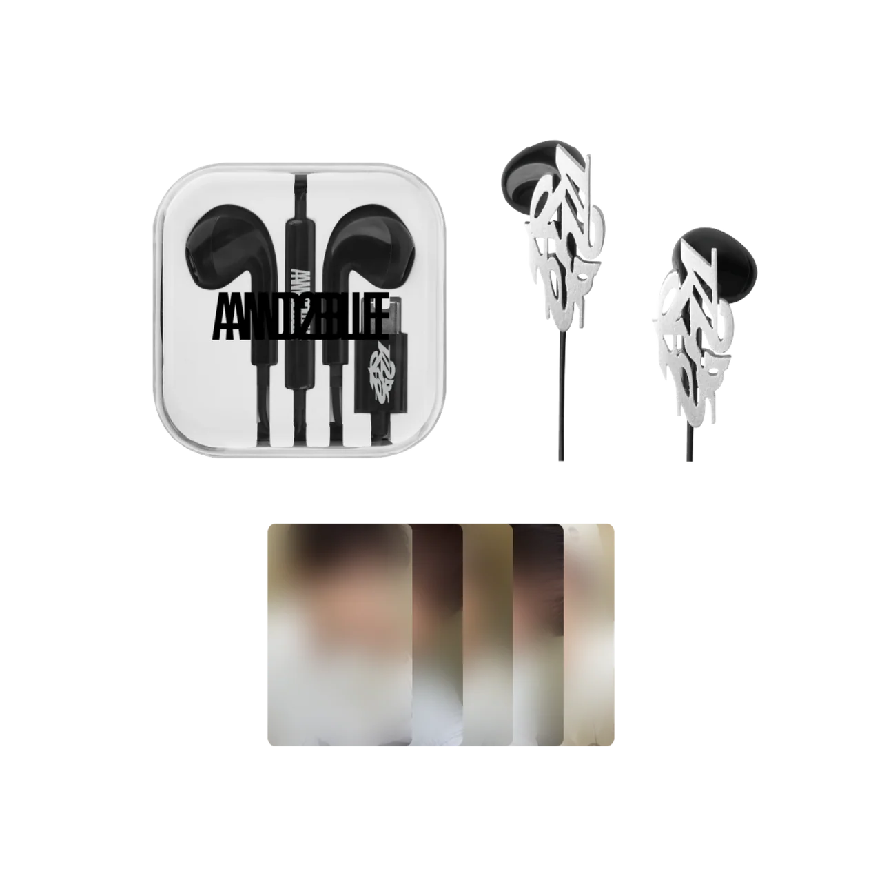 *PRE-ORDER* AND2BLE - [SEQUENCE 01: CURIOSITY POP UP OFFICIAL MD] Earphone Parts Set