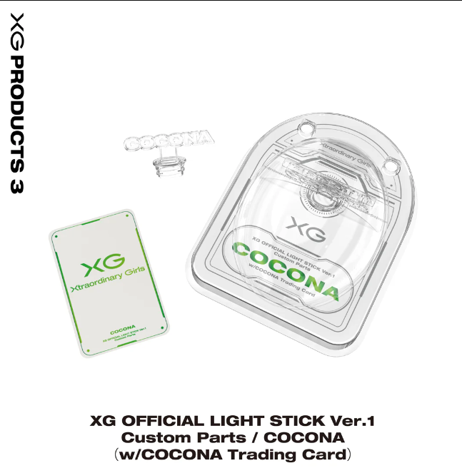 XG - OFFICIAL LIGHT STICK VER. 1: Member Custom Parts