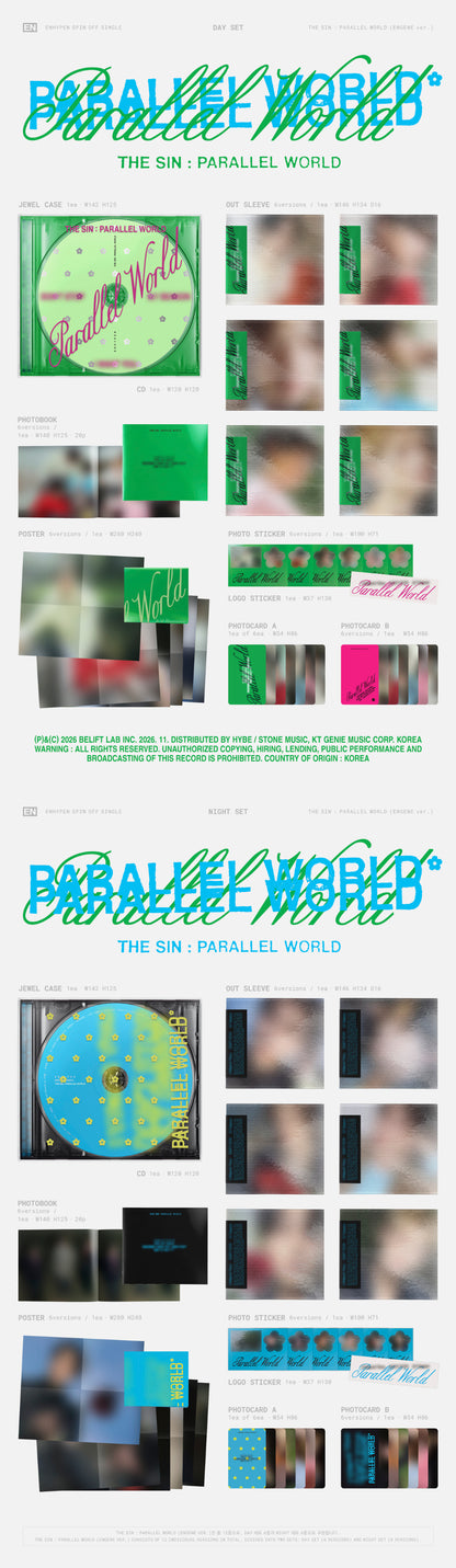 *PRE-ORDER* ENHYPEN - The Sin: Parallel World [Engene Ver.]