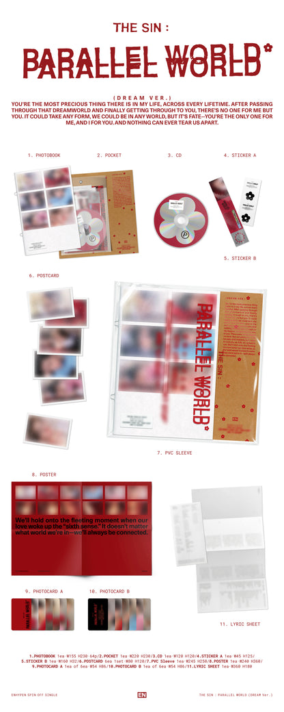*PRE-ORDER* ENHYPEN - The Sin: Parallel World [Photobook Ver.]