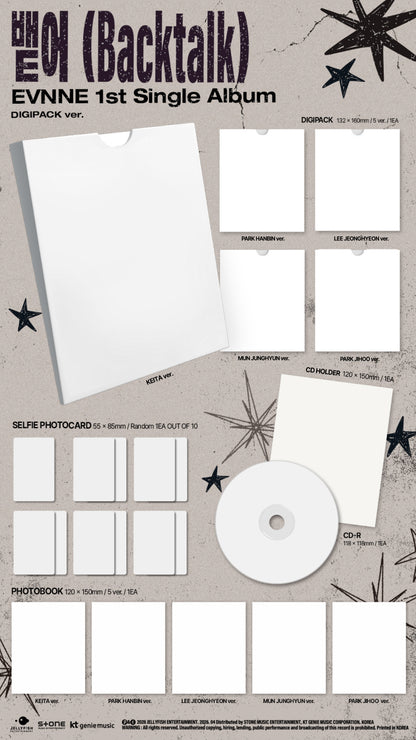 *PRE-ORDER* EVNNE - Backtalk (Digipack Ver.)