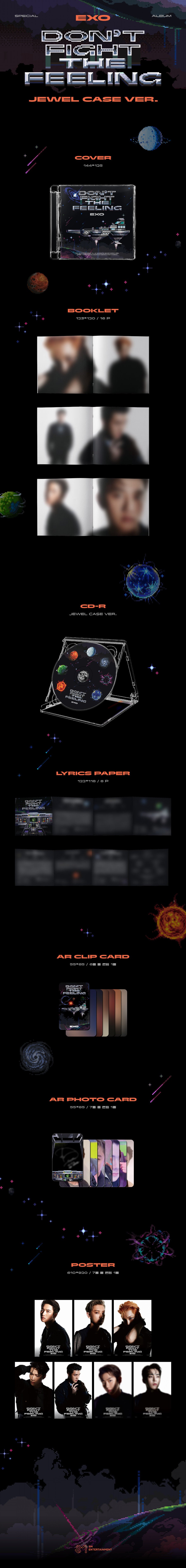 EXO - DON'T FIGHT THE FEELING (Special Album) [Jewel Ver.]