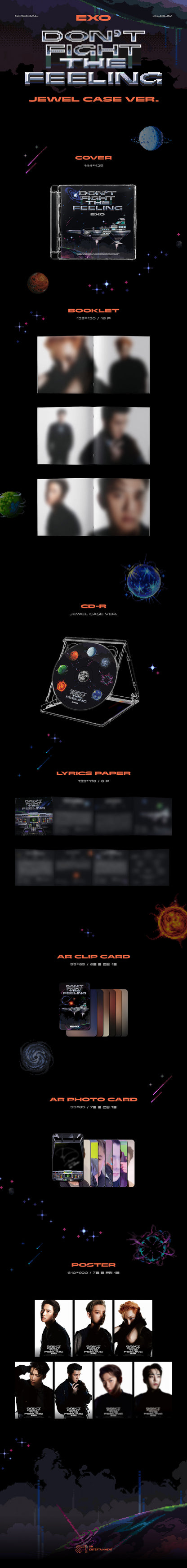 EXO - DON'T FIGHT THE FEELING (Special Album) [Jewel Ver.]