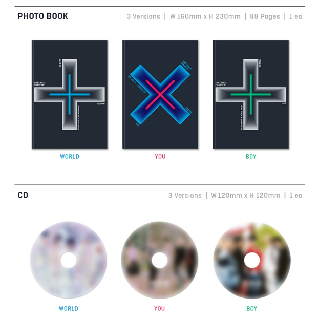 TXT (TOMORROW X TOGETHER) - THE CHAOS CHAPTER : FREEZE (2nd Studio Album)