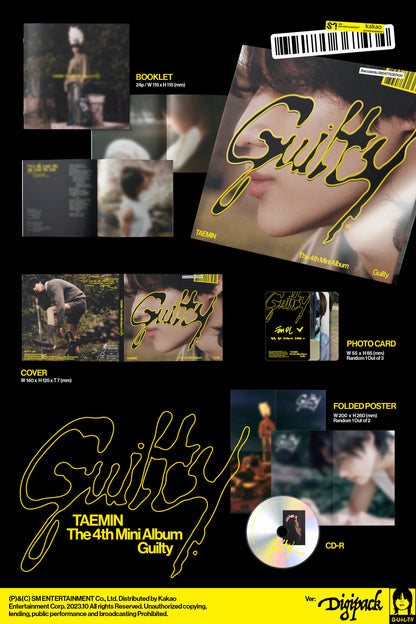 TAEMIN - Guilty (4th Mini Album) [Digipack Ver.]
