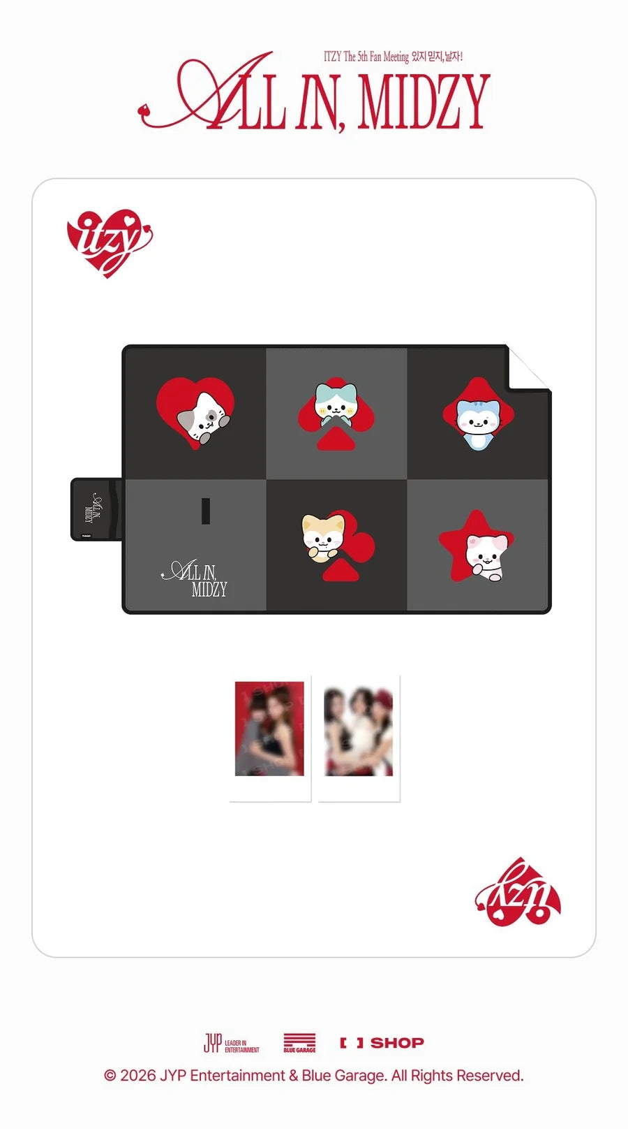 *PRE-ORDER* ITZY - [ALL IN, MIDZY | 5th Fan Meeting] TWINZY Picnic Mat
