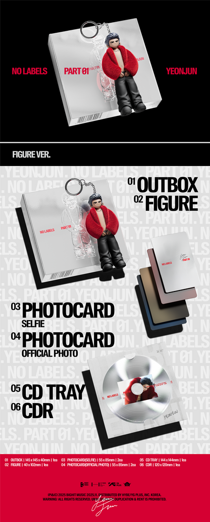 TXT YEONJUN - NO LABELS: PART 01 (1st Mini Album) [Figure Ver.]