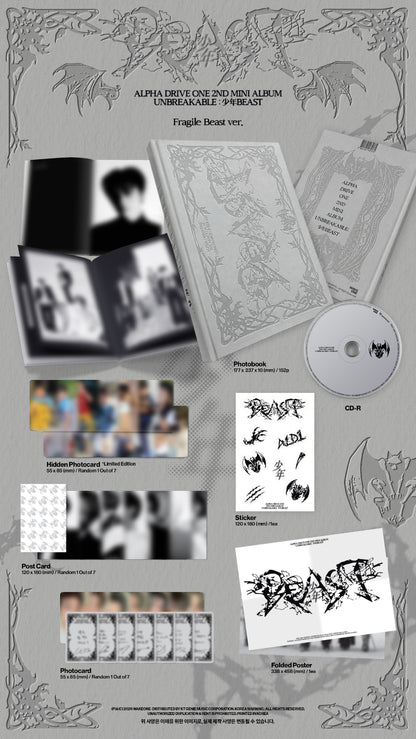 *PRE-ORDER* ALPHADRIVEONE - Unbreakable: Beast [Fragile Beast Ver.]