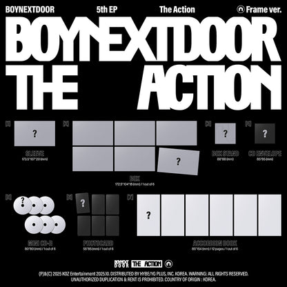 *PRE-ORDER* BOYNEXTDOOR - The Action [Frame Ver.]