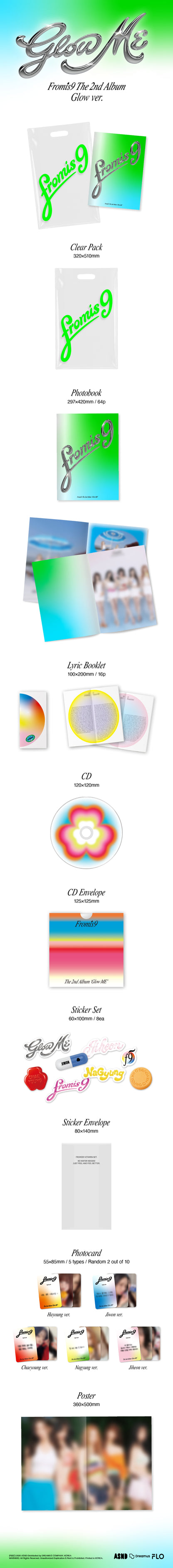 *PRE-ORDER* FROMIS_9 - Glow Me [Glow Ver.]