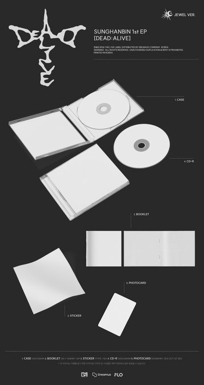 *PRE-ORDER* SUNG HANBIN - Dead:Alive [Jewel Ver.]