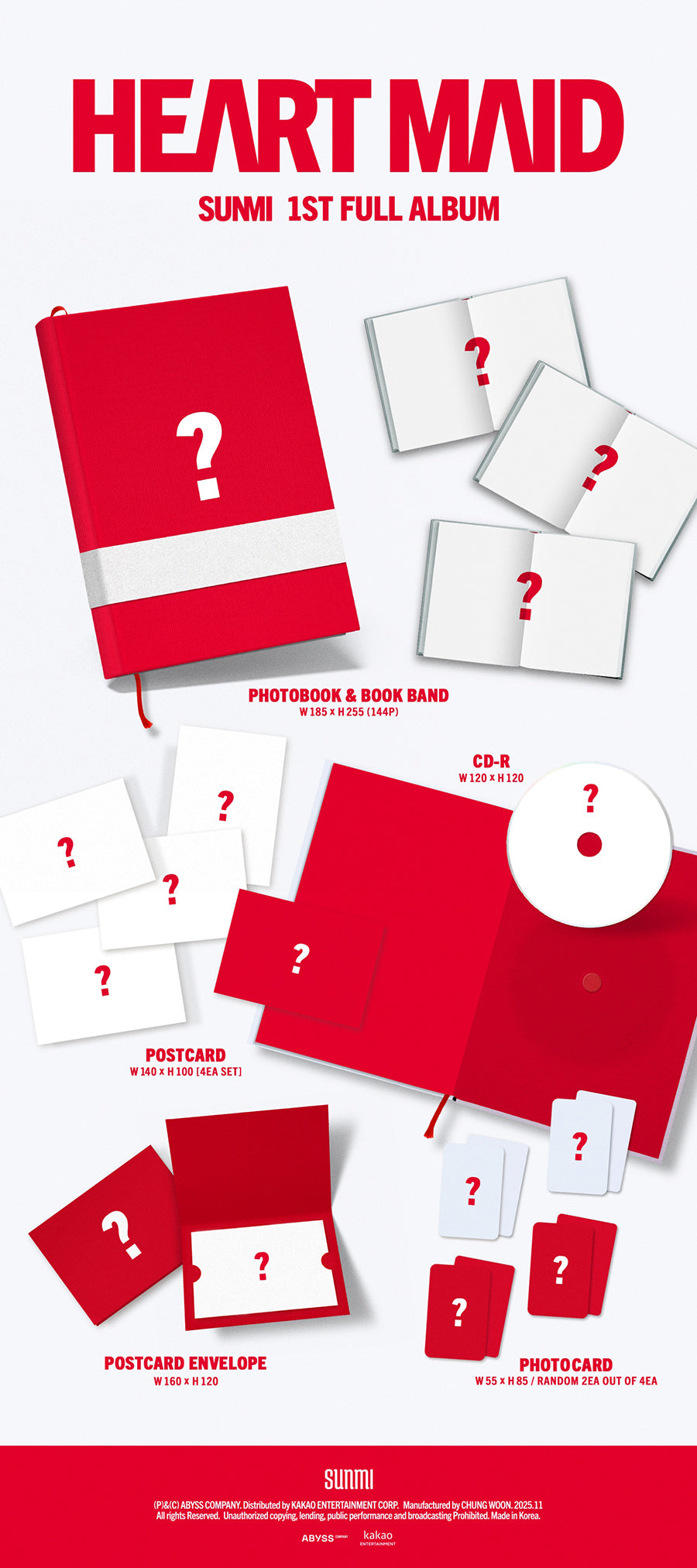 *PRE-ORDER* SUNMI - Heart Maid