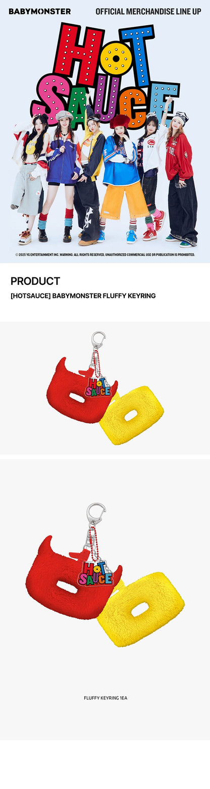 BABYMONSTER - [Hot Sauce MD] Fluffy Keyring