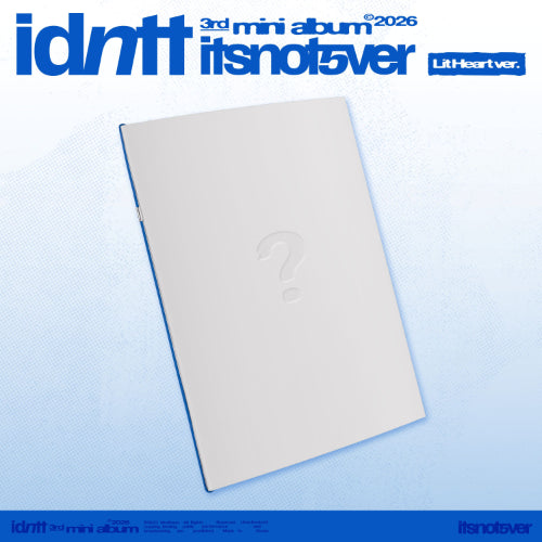 *PRE-ORDER* IDNTT - itsnotover [Lit Heart Ver.]