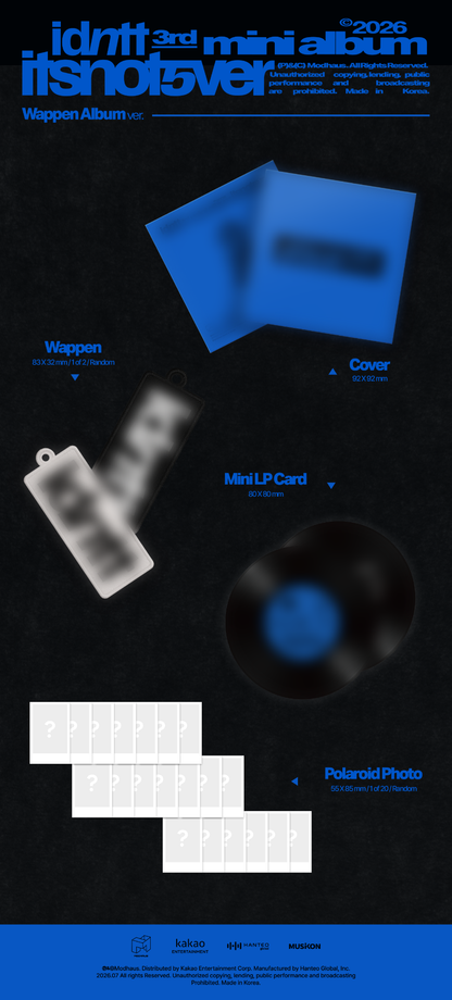 *PRE-ORDER* IDNTT - itsnotover [Wappen Ver.]