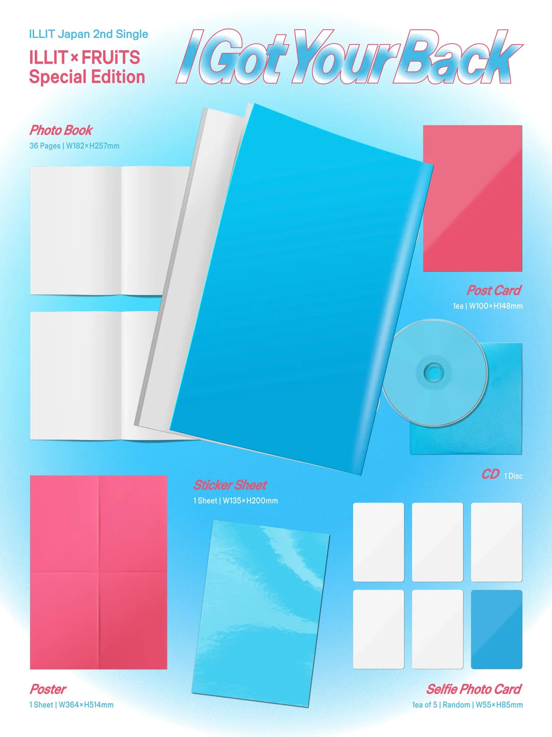 *PRE-ORDER* ILLIT - I Got Your Back [ILLIT x FRUiTS Special Ed.] + POB
