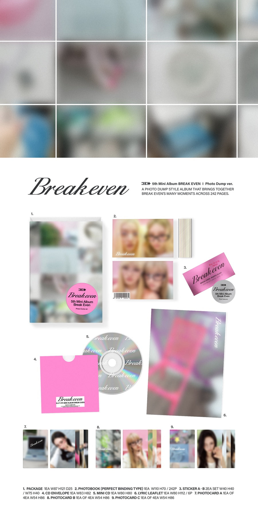 *PRE-ORDER* ILLIT - Break Even [Photo Dump Ver.]