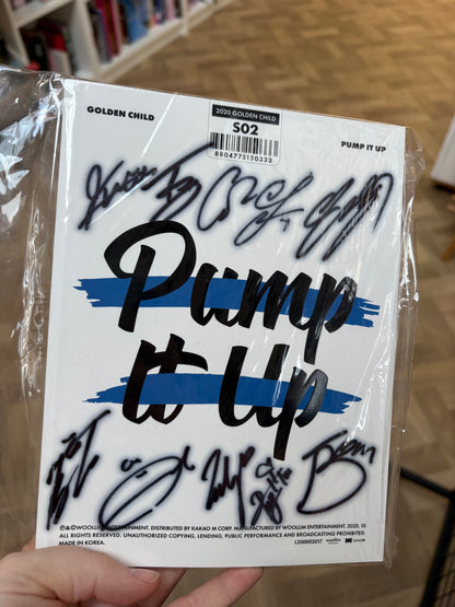 [DAMAGED] GOLDEN CHILD - Pump It Up (2nd Single Album) [White Ver.]