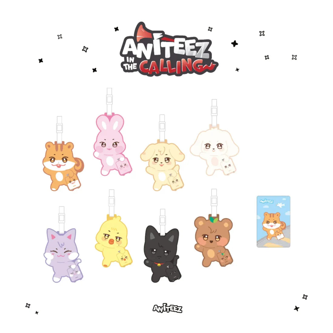ATEEZ - [Aniteez In The Calling MD] PVC Luggage Tag