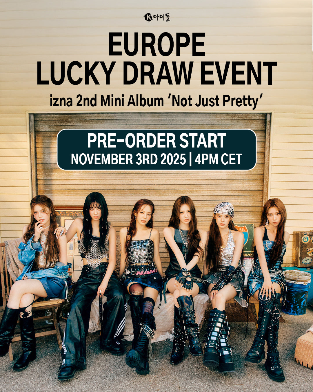 *PRE-ORDER* [LUCKY DRAW/SIGNED EVENT] IZNA - Not Just Pretty (2nd Mini Album) [Photobook Ver.]