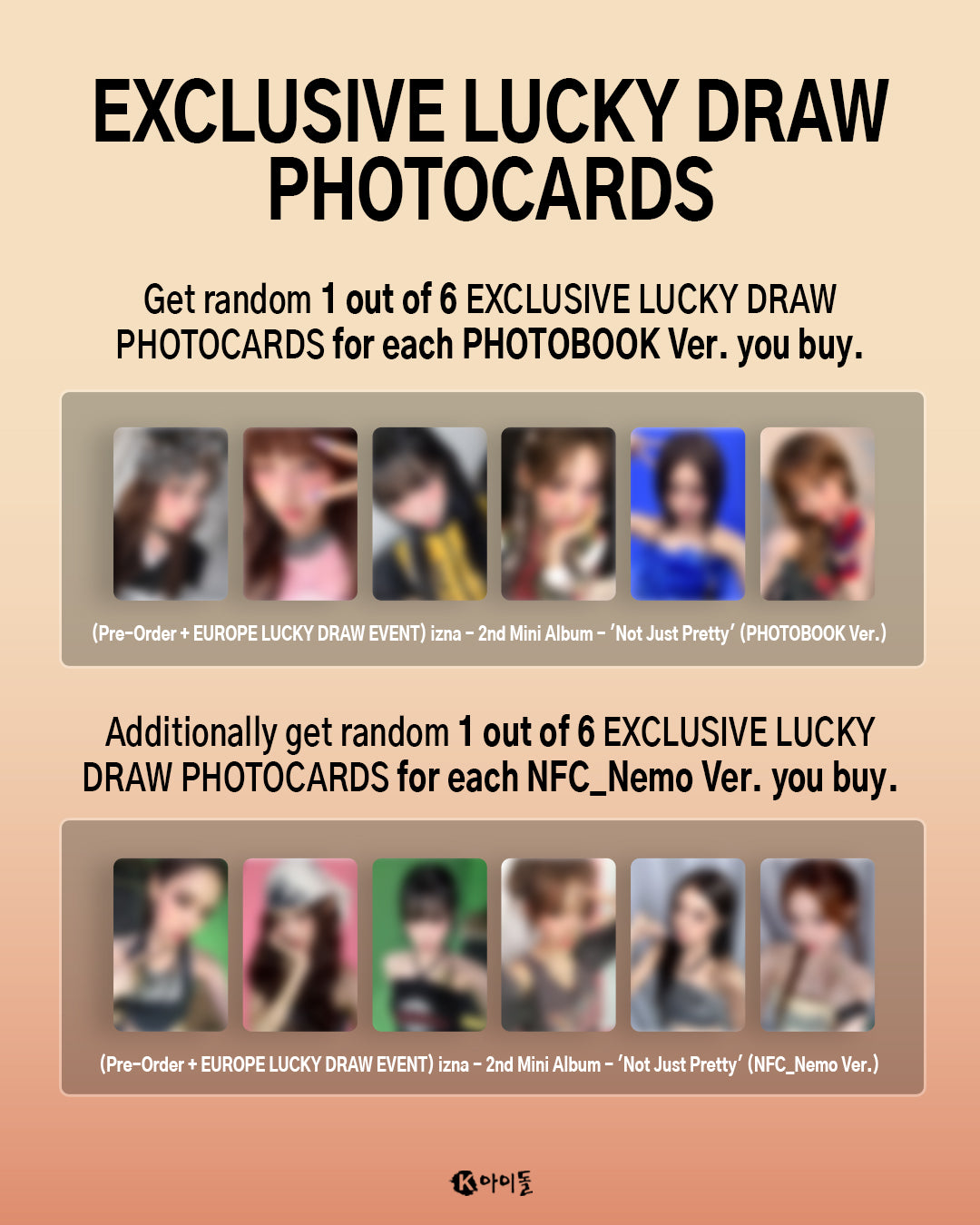 *PRE-ORDER* [LUCKY DRAW/SIGNED EVENT] IZNA - Not Just Pretty (2nd Mini Album) [Photobook Ver.]