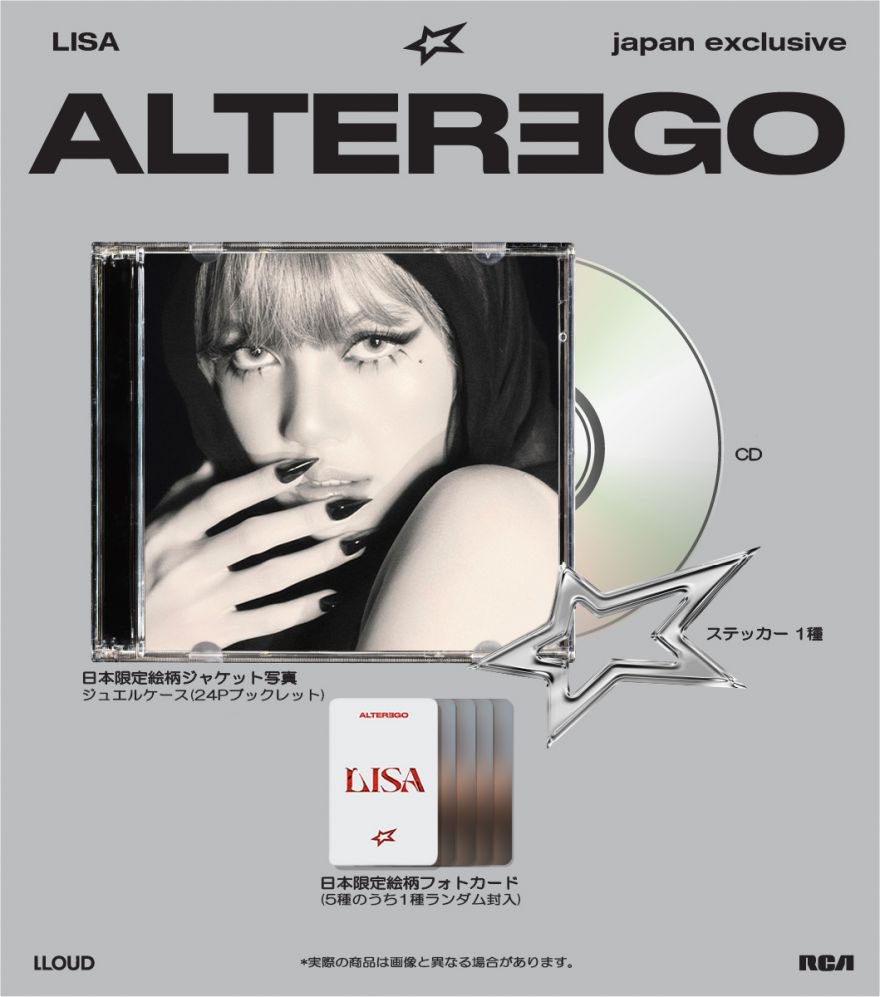 [DAMAGED] BLACKPINK LISA - ALTER EGO (1st Studio Album) [Japan Jewel Case Ver.]