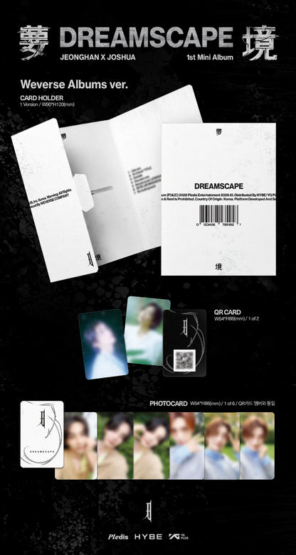 *PRE-ORDER* JEONGHAN X JOSHUA (SEVENTEEN) - Dreamscape [Weverse Ver.] + POB