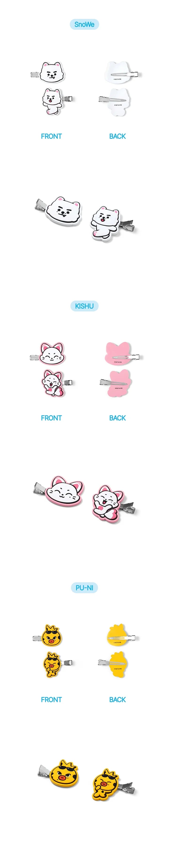 *PRE-ORDER* ENHYPEN - [ENCHIN Official Character MD] Hair Pin Set
