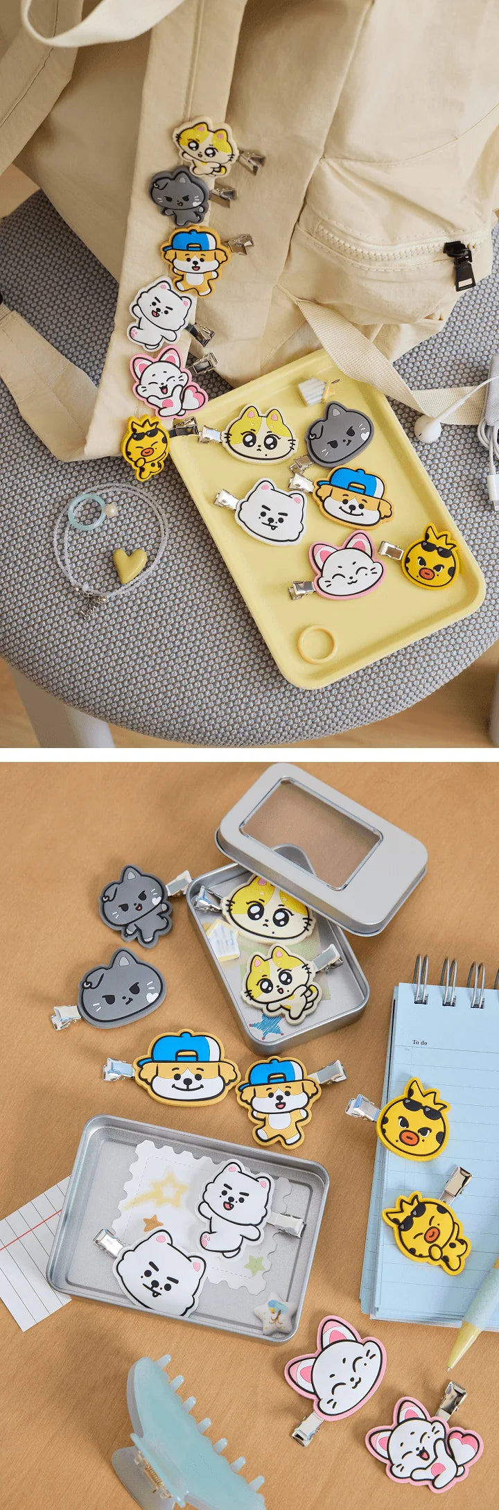 *PRE-ORDER* ENHYPEN - [ENCHIN Official Character MD] Hair Pin Set