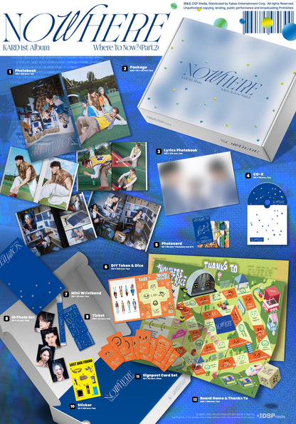 *PRE-ORDER* [EUROPE LUCKY DRAW/SIGNED EVENT] KARD - Where To Now? (Part 2): Nowhere