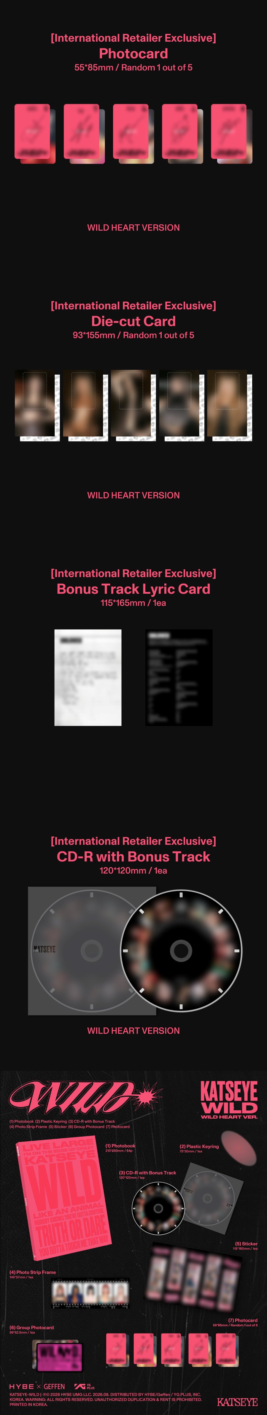 *PRE-ORDER* KATSEYE - Wild [Photobook - International Retailer Exclusive Ver.]