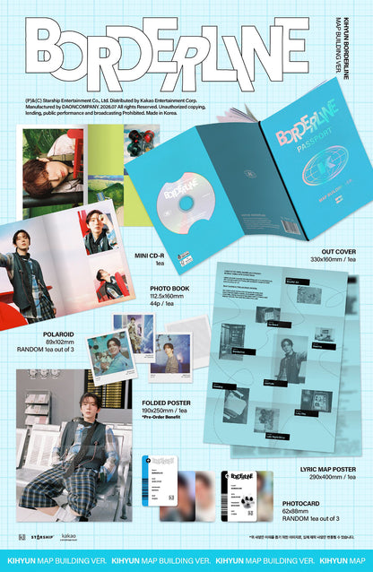 *PRE-ORDER* KIHYUN - Borderline [Map Building Ver.]
