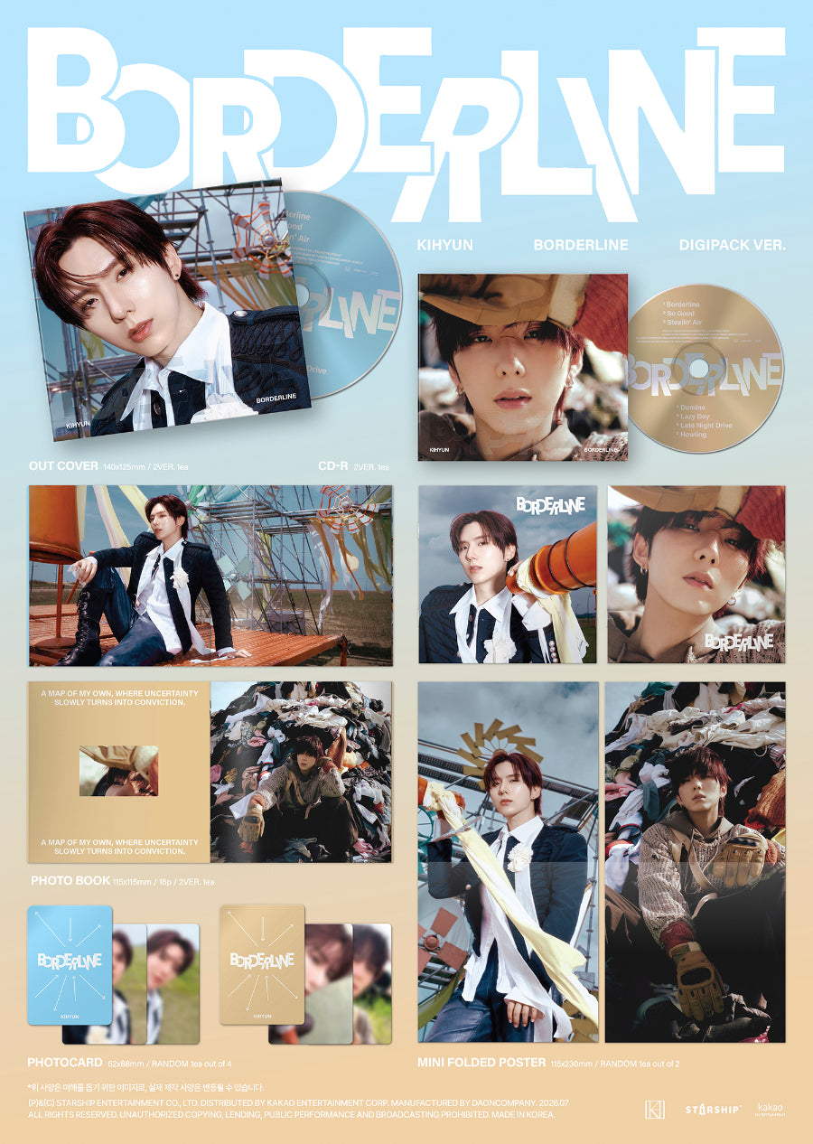 KIHYUN - Borderline [Digipack Ver.]