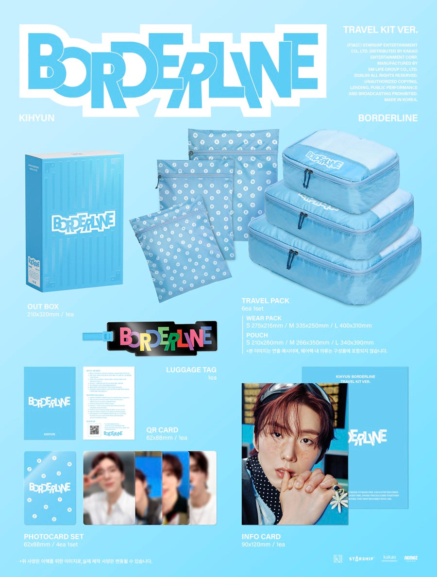 *PRE-ORDER* KIHYUN - Borderline [Travel Kit Ver.]