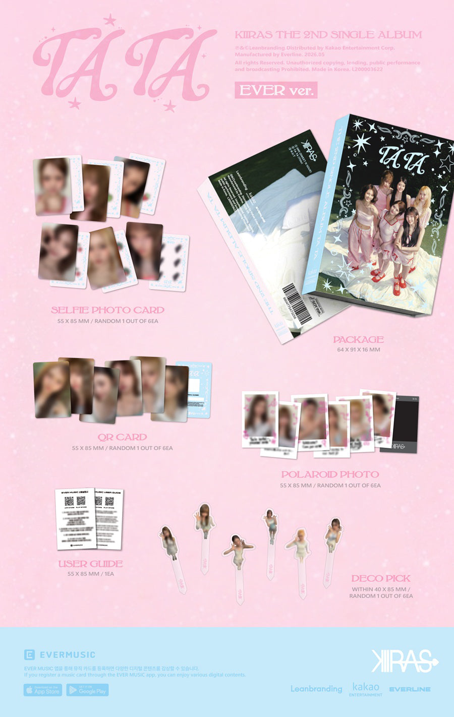 *PRE-ORDER* KIIRAS - Ta Ta [Ever Ver.]