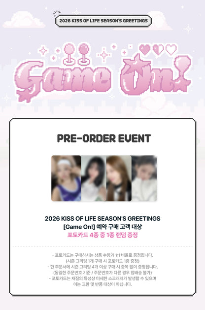 *PRE-ORDER* KISS OF LIFE - 2026 Season's Greetings 'Game On!' + POB