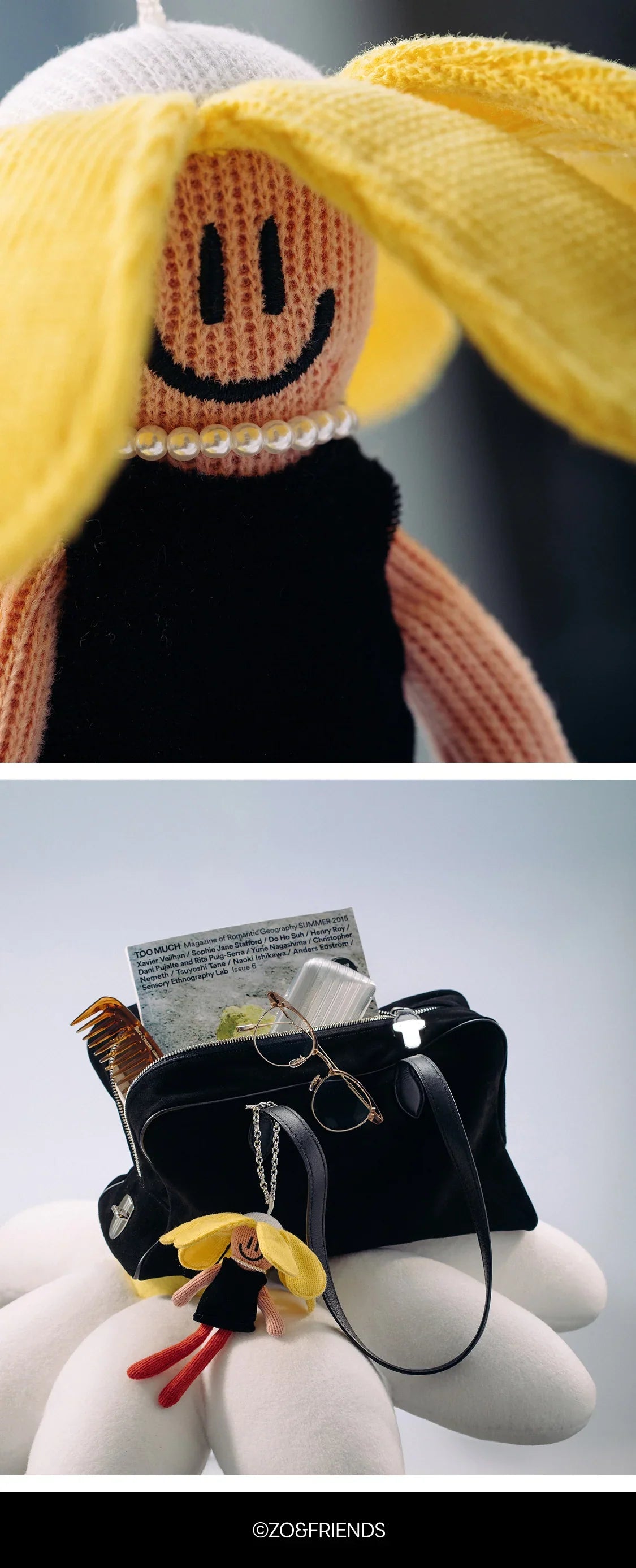 BigBang G-Dragon - ZO&FRIENDS [ZOAful Winter Pop-Up MD] A&NE Knitted Keyring