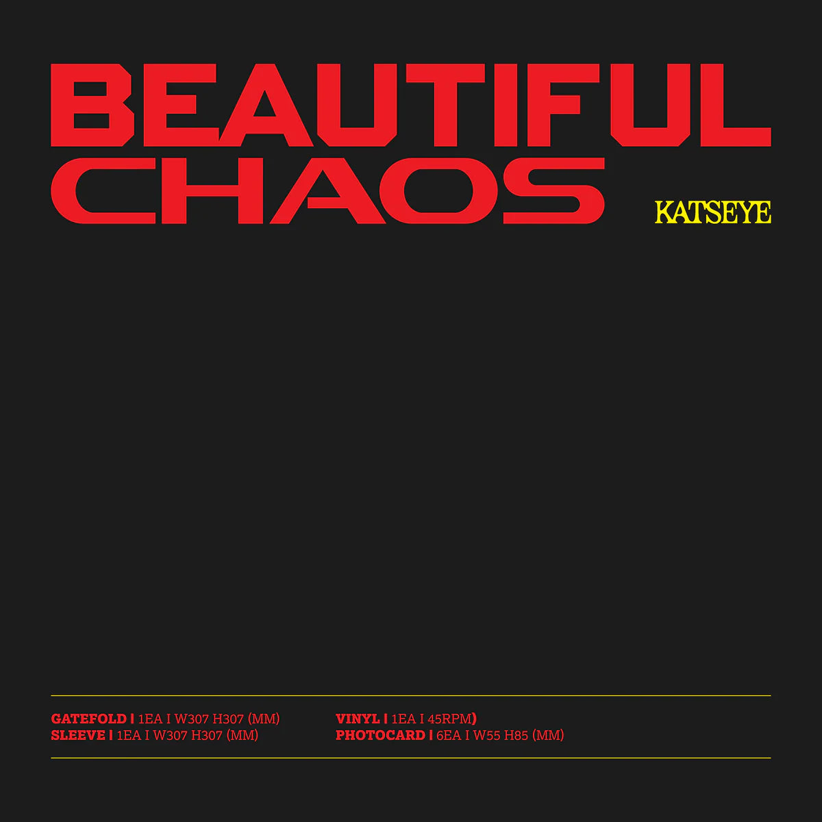 KATSEYE - Beautiful Chaos (2nd Mini Album) [Vinyl Ver.]