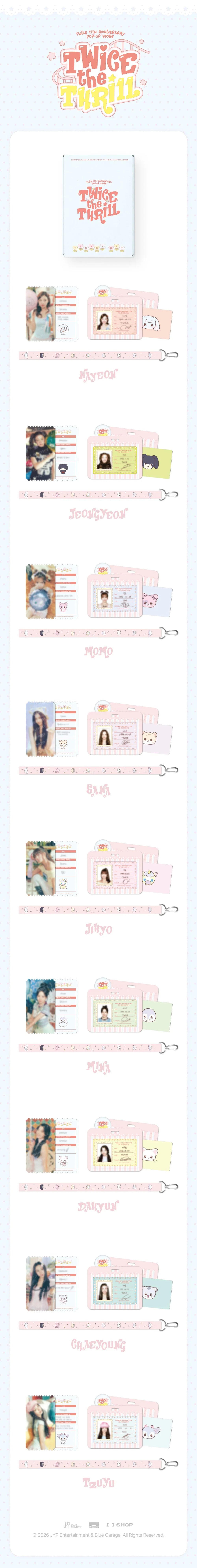 *PRE-ORDER* TWICE - [TWICE THE THRILL POP-UP MD] Land Ticket Set
