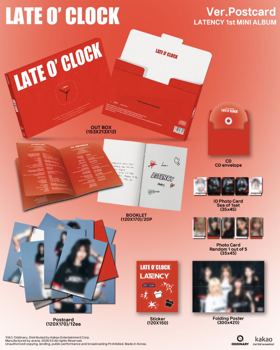 Latency - Late O'Clock [Postcard Ver.]