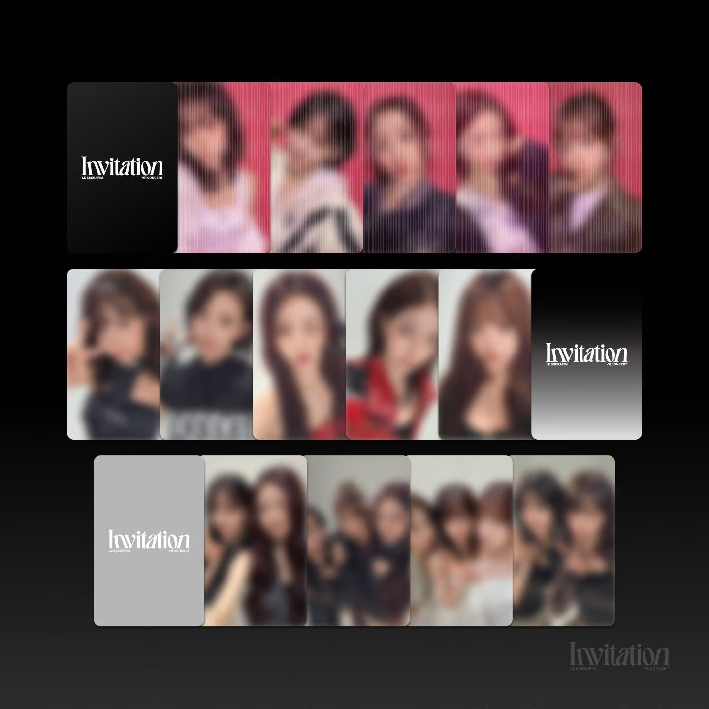 *PRE-ORDER* LE SSERAFIM - [VR Concert - Invitation MD] Lenticular Photocard Pack