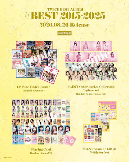 *PRE-ORDER* TWICE - #BEST 2015-2025 [First Limited Ver.]