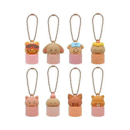 *PRE-ORDER* ATEEZ - [8th Anniversary Exhibition: Blue Drift Official MD] Random Lip Cap Keyring
