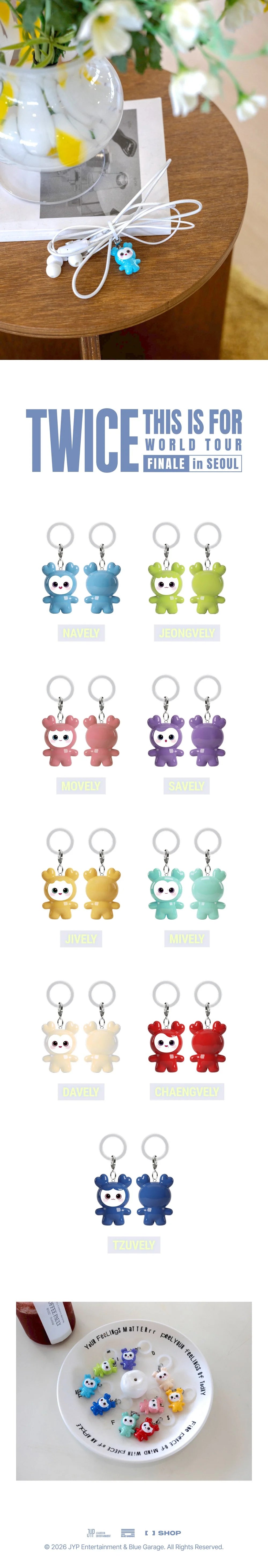 *PRE-ORDER* TWICE - [This Is For 2026 World Tour Finale In Seoul MD] Lovely Secret Mini Charm