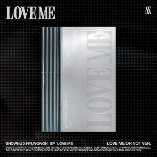 SHOWNU X HYUNGWON - LOVE ME (2nd Mini Album) [Love Me or Not Ver.]
