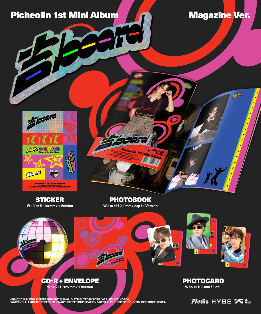 *PRE-ORDER* PICHEOLIN - 吉BOARD [Magazine Ver.]