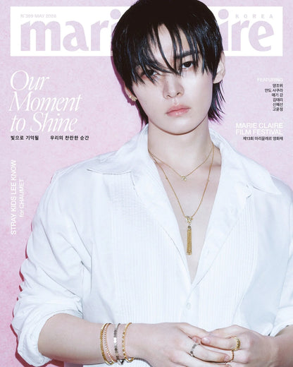 *PRE-ORDER* STRAY KIDS LEE KNOW - Marie Claire Korea Magazine China May 2026 + POB