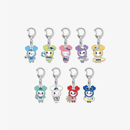 *PRE-ORDER* TWICE - [This Is For 2026 World Tour Finale In Seoul MD] Lovely Metal Keyring (Marine Ver.)